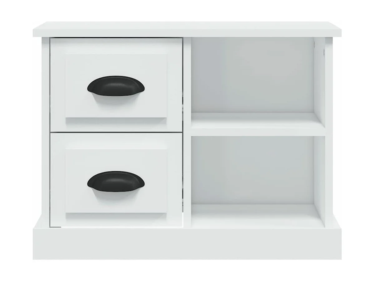 Table de chevet blanc 60x35,5x45 cm