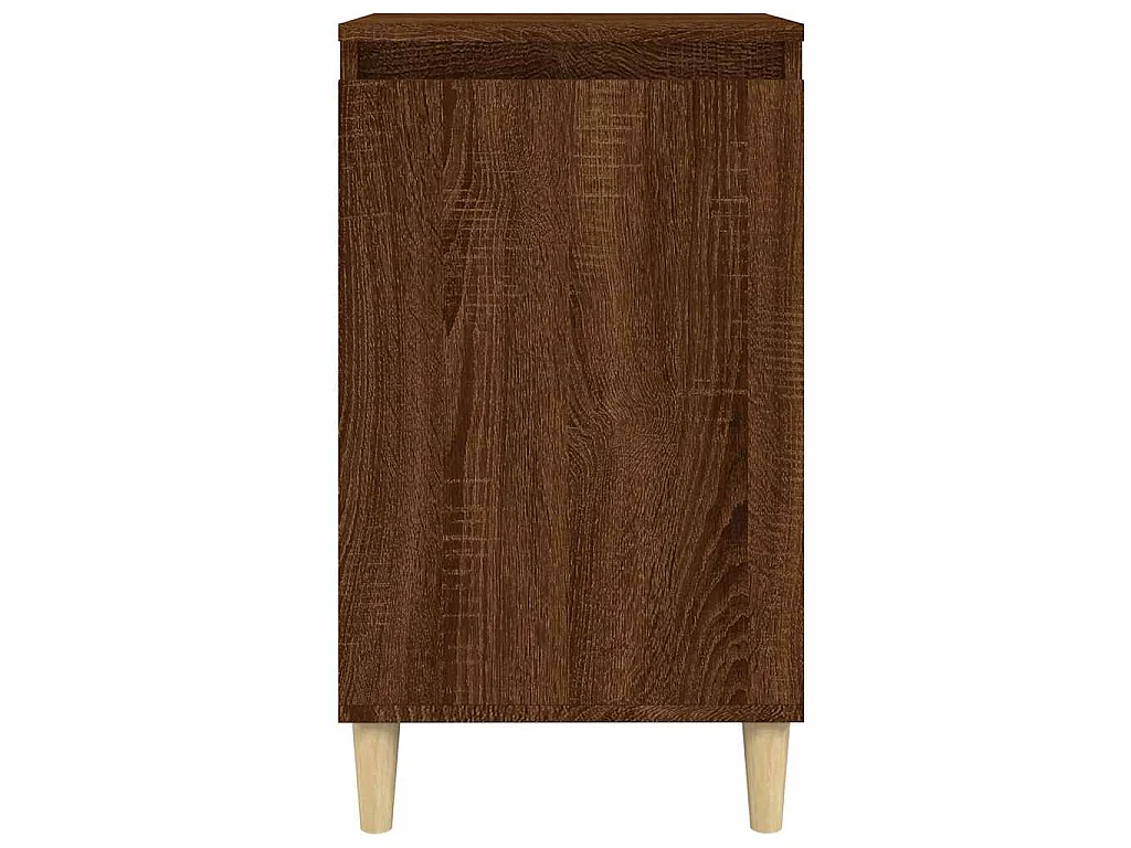 Comodini 2 pz Rovere Marrone 40x35x70 cm in Legno Multistrato
