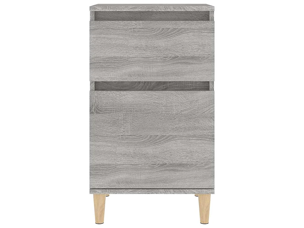 Table de chevet sonoma gris 40x35x70 cm