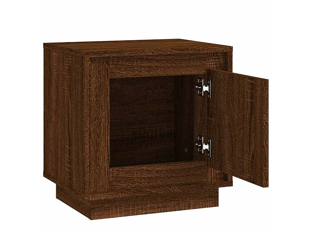 Tables de chevet 2pcs chêne marron 44x35x45cm bois d'ingénierie