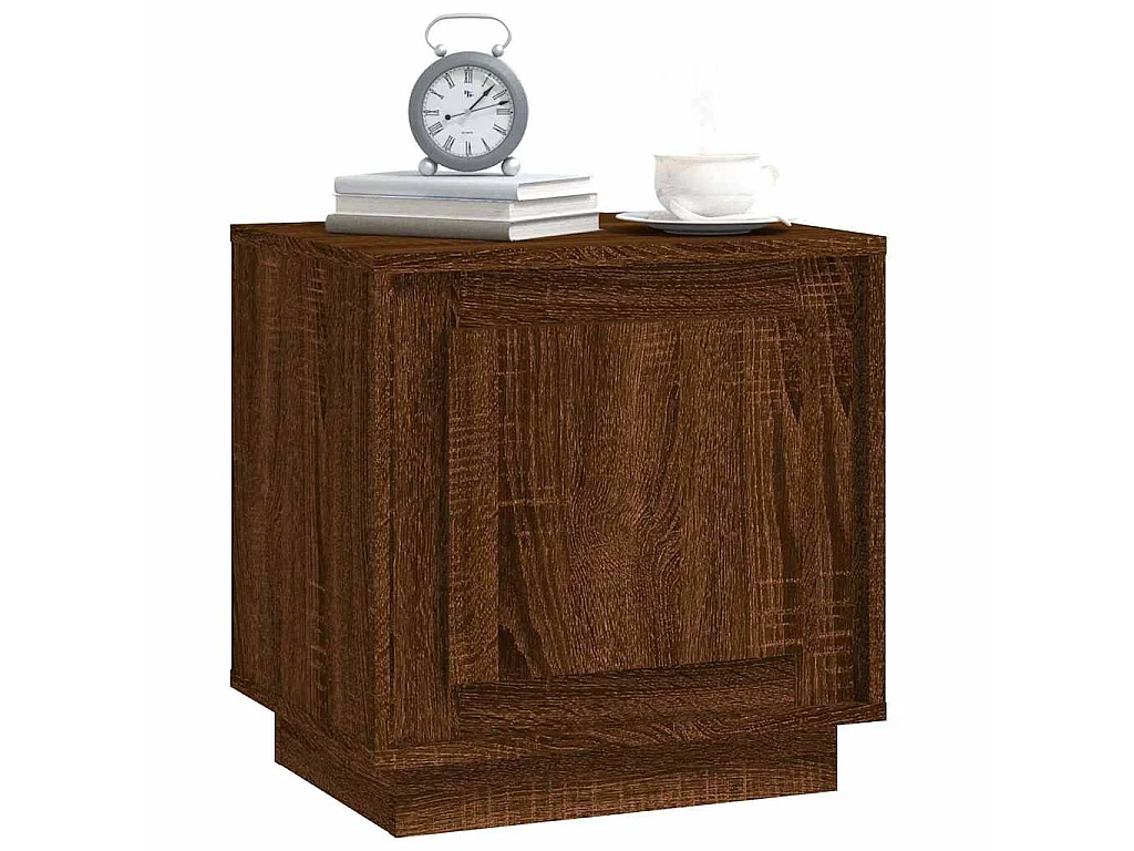 Tables de chevet 2pcs chêne marron 44x35x45cm bois d'ingénierie