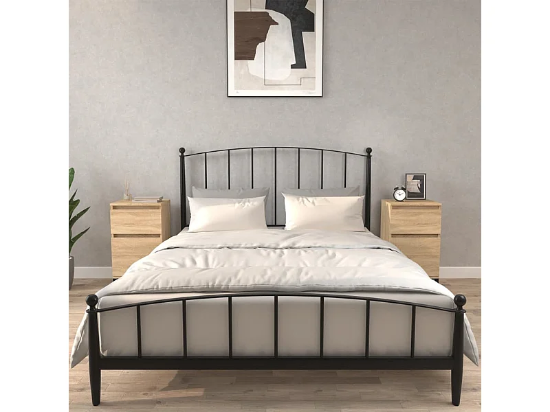 Nachttische 2 Stk. Sonoma-Eiche 40x35x70 cm