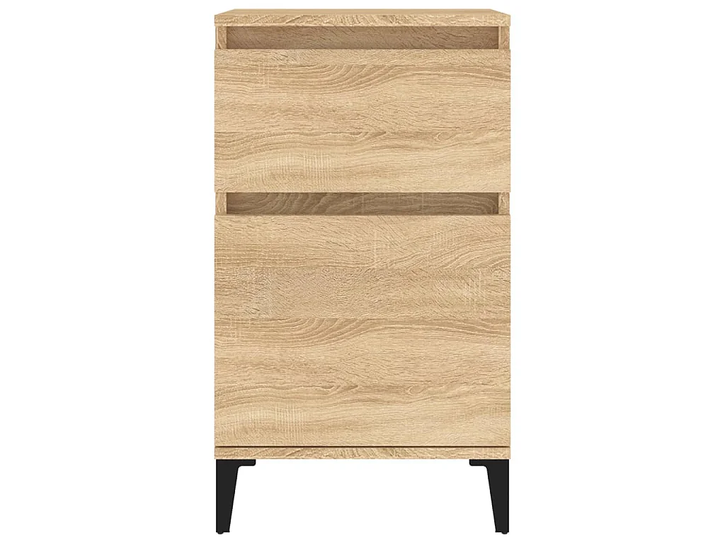Nachttische 2 Stk. Sonoma-Eiche 40x35x70 cm