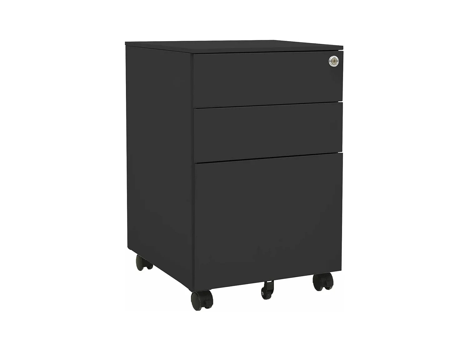Classeur mobile Anthracite 39x45x60 cm Acier