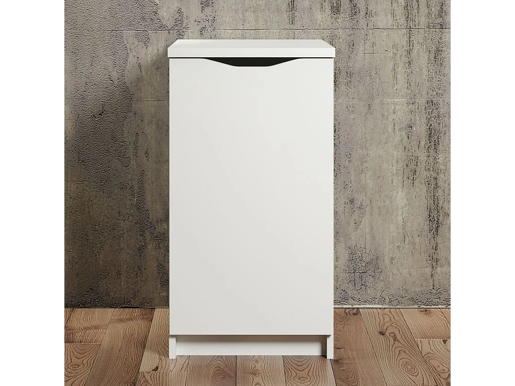 Badi wit gelakt 1-deurs kantoorunit