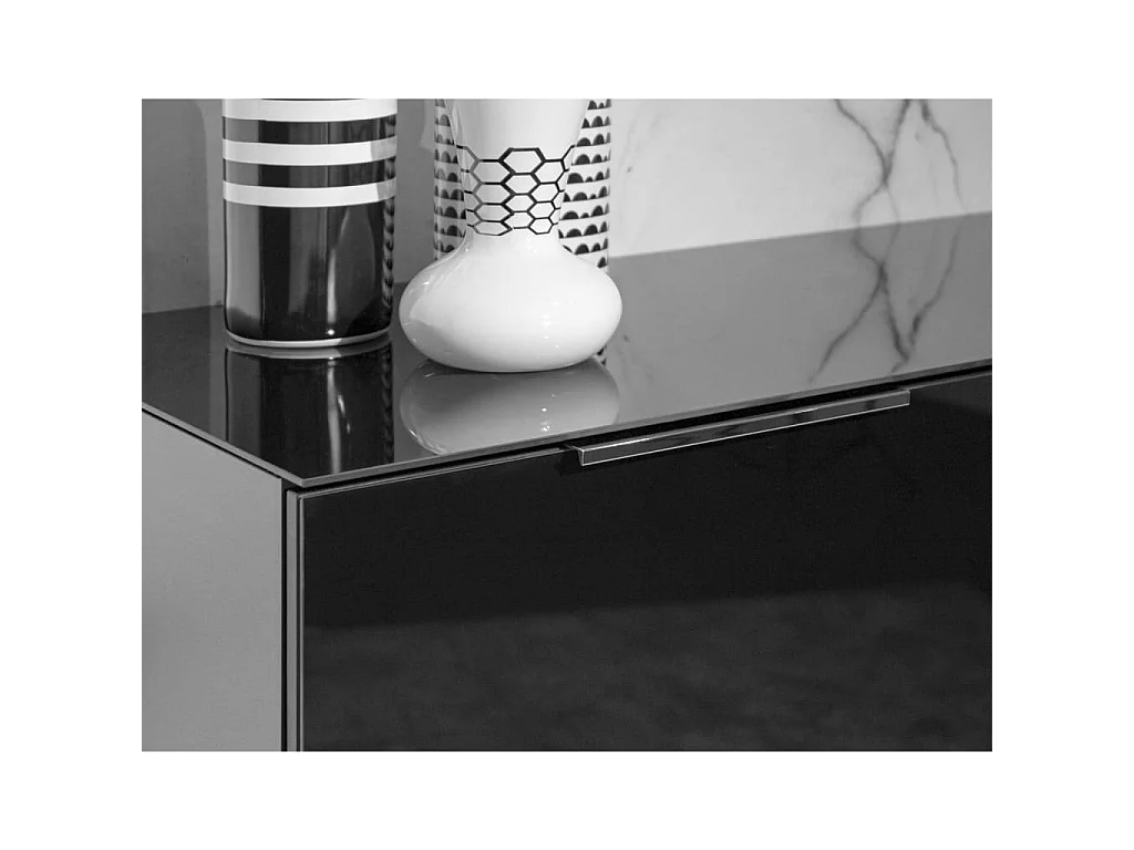 Germania Cassettiera con 4 Cassetti GW-Oakland Nero