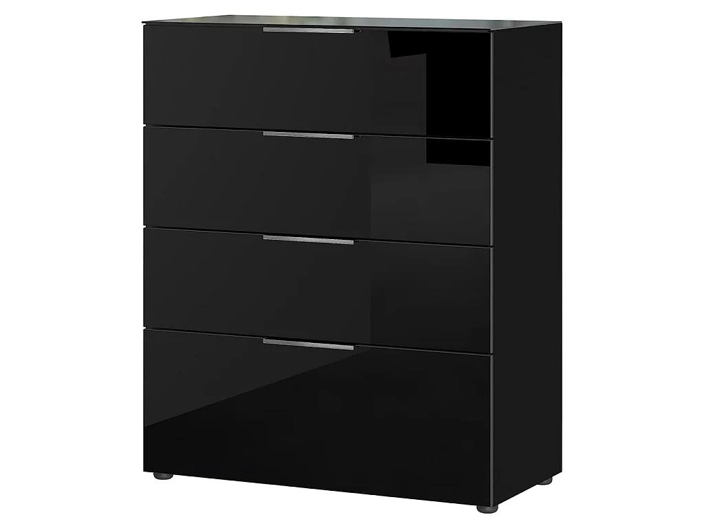 Commode à 4 tiroirs GW-Oakland Noir
