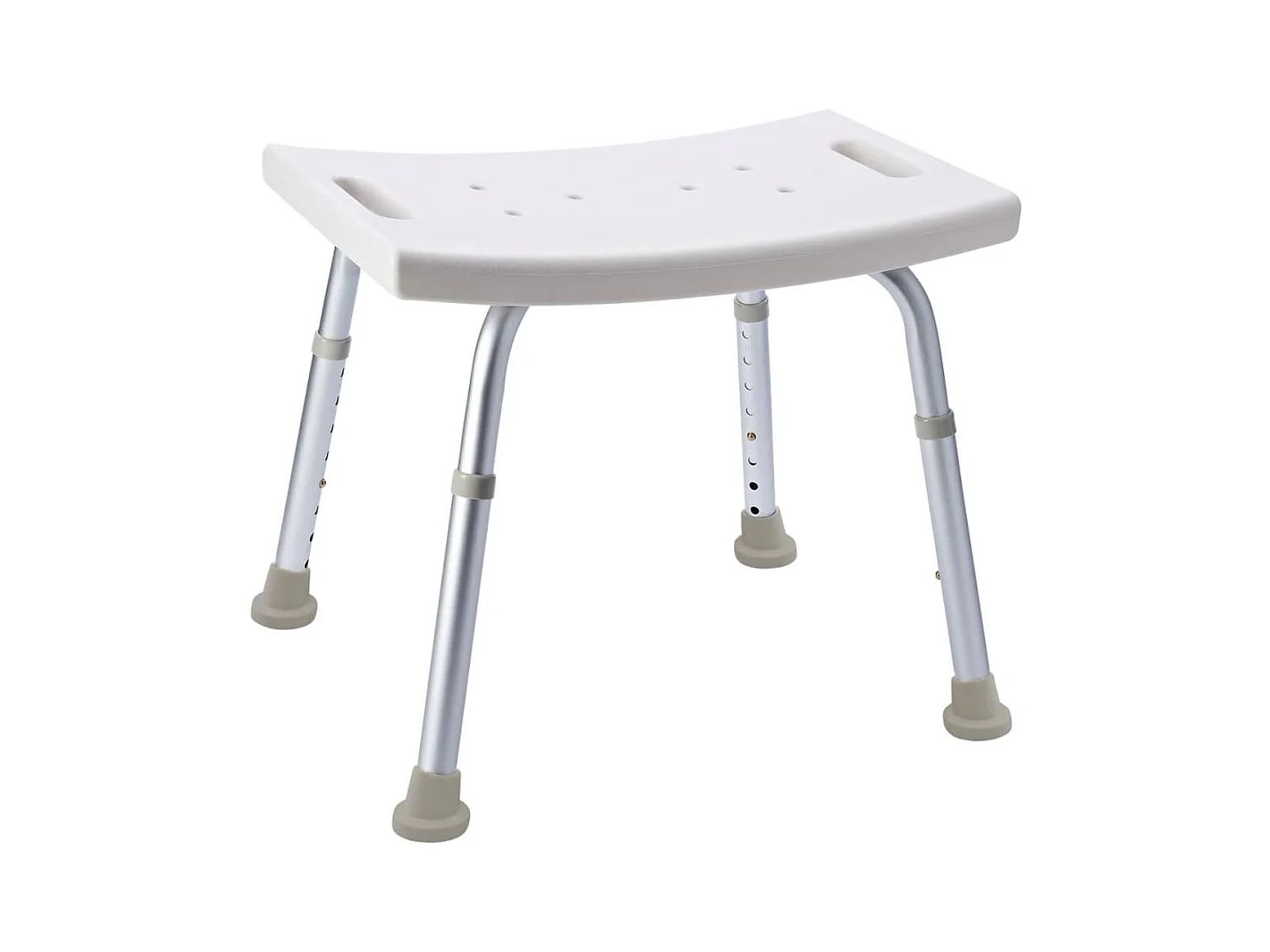 Sgabello da Bagno Pieghevole 150 kg Bianco A00601101