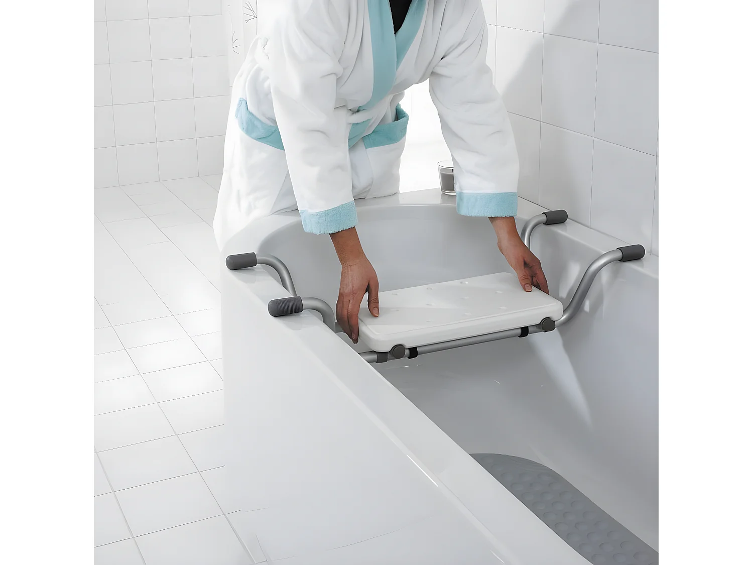 RIDDER Wannensitz Schemel Eco Weiß A0042001