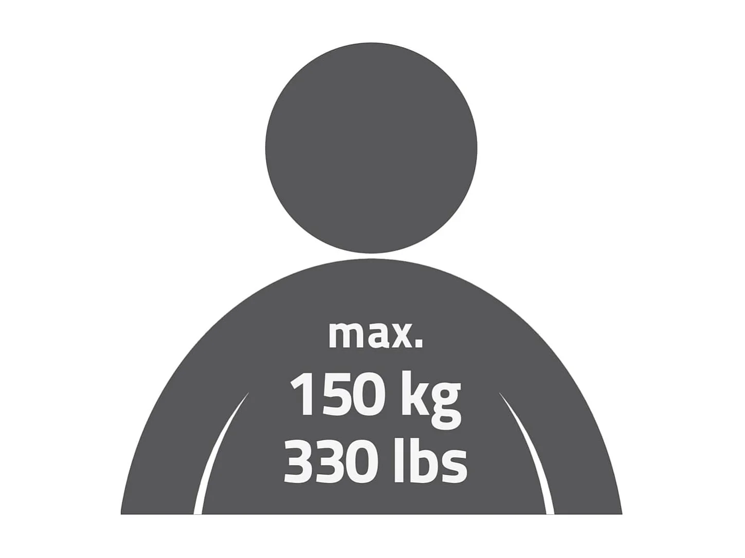 Cadeira de casa de banho 150 kg branco A00602101