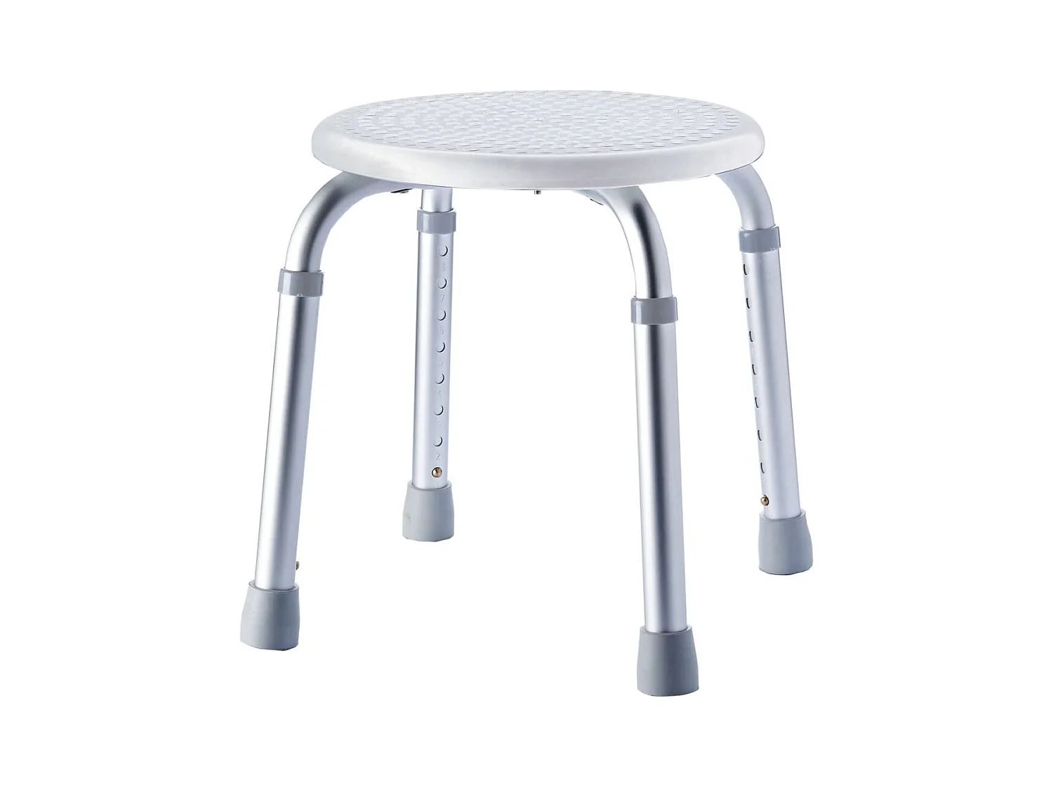 Tabouret de salle de bain rond Blanc 110 kg A00603101
