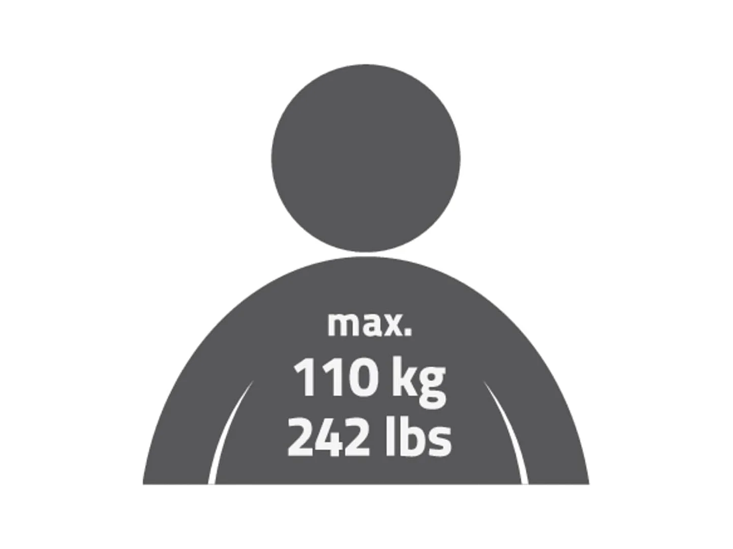 Badkamerkruk rond 110 kg wit A00603101