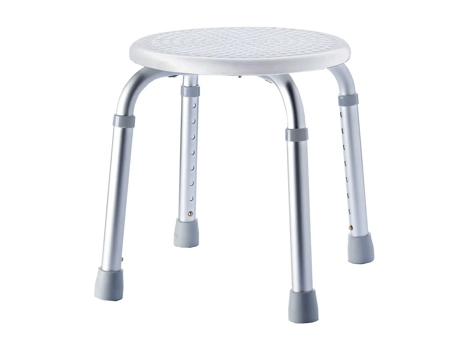Tabouret de salle de bain rond Blanc 110 kg A00603101
