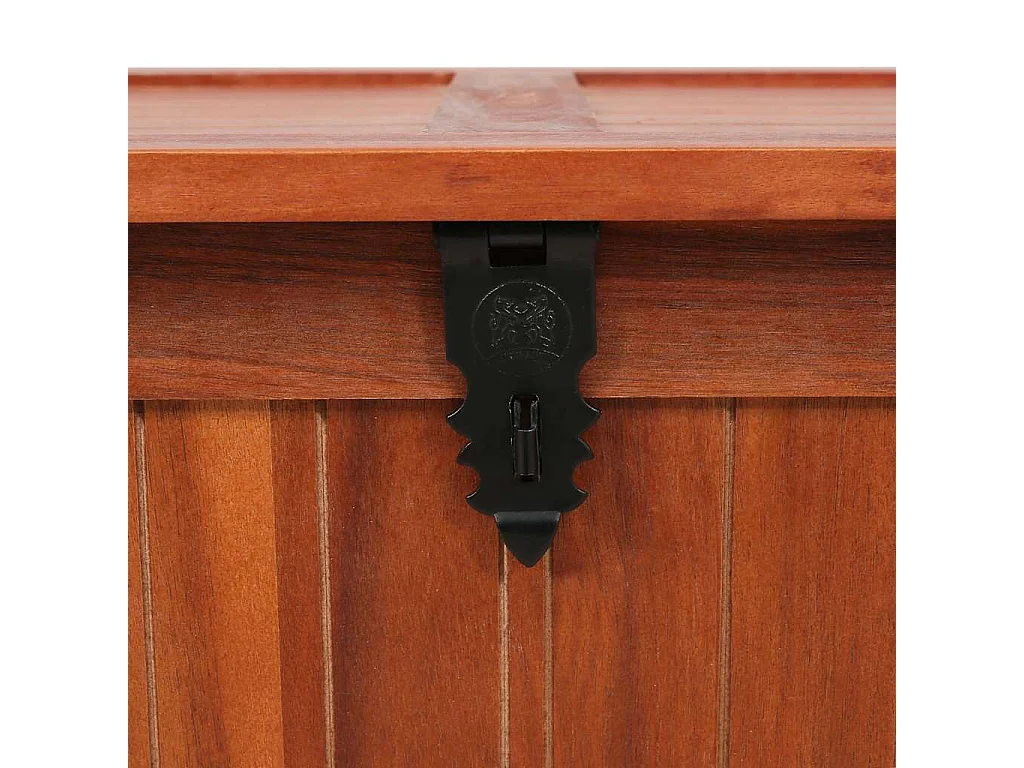 Cassapanca 60x25x22 cm in Legno Massello di Acacia