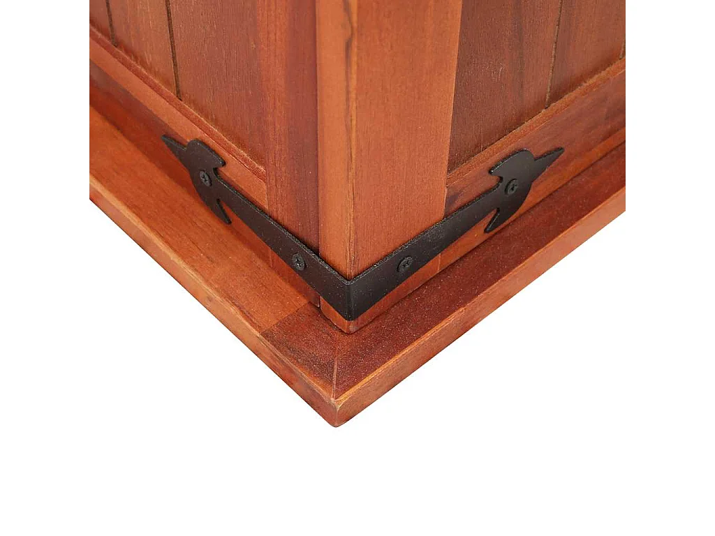 Coffre de rangement 60x25x22 cm Bois d'acacia solide