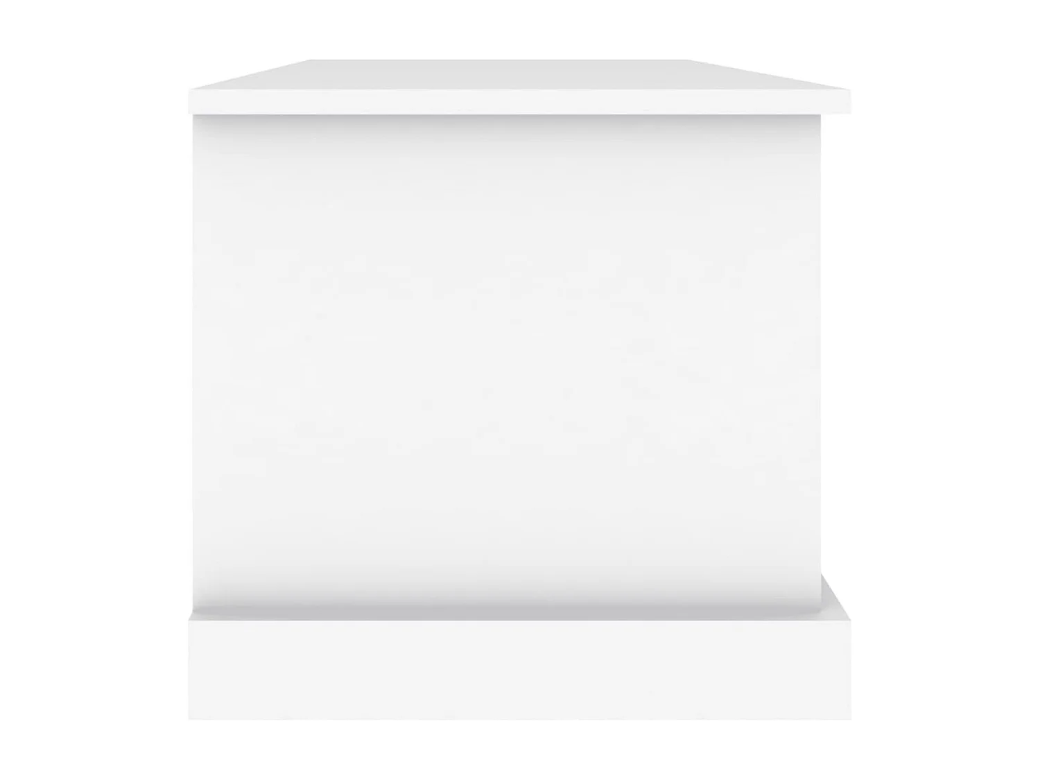 Caixa de arrumação 70x40x38 cm derivados de madeira branco