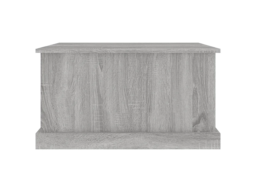 Boîte de rangement sonoma gris 70x40x38 cm bois d'ingénierie