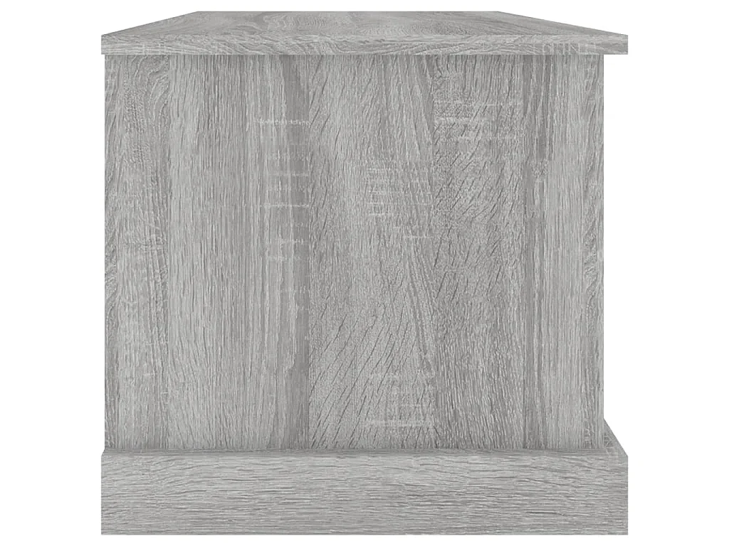 Boîte de rangement sonoma gris 70x40x38 cm bois d'ingénierie