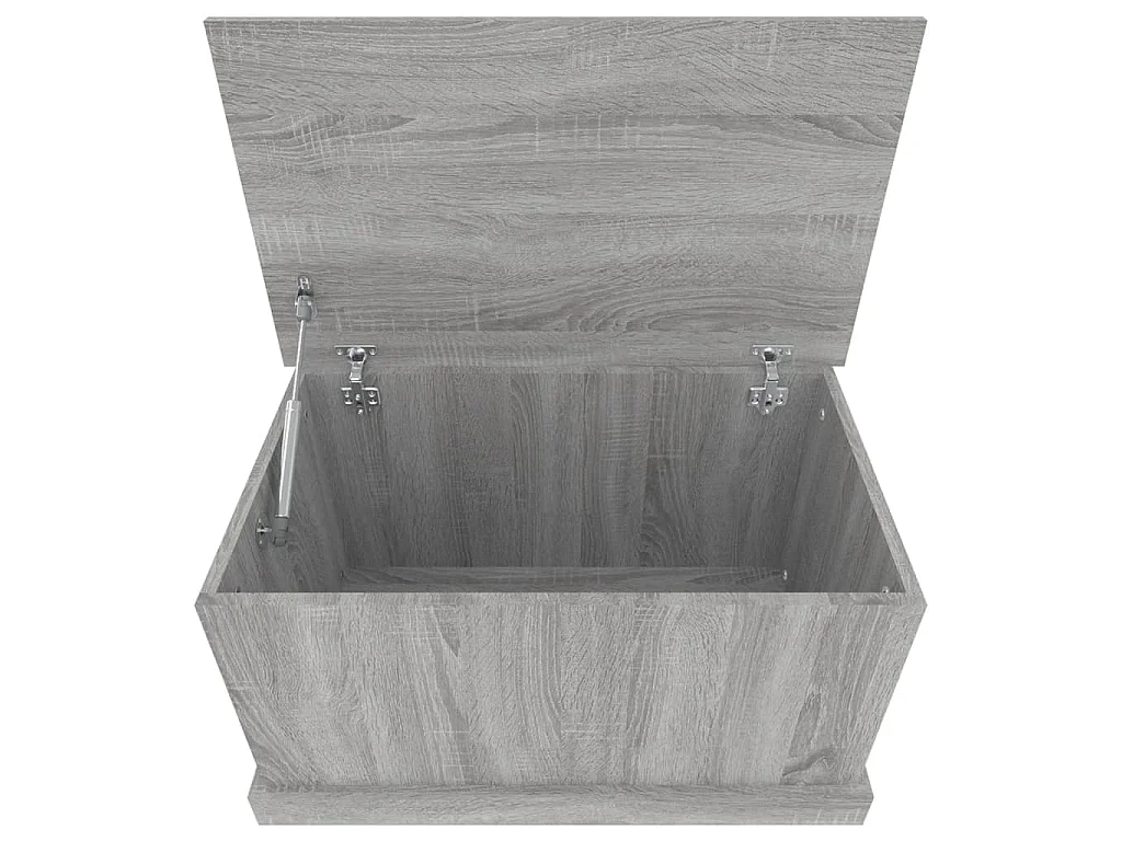 Boîte de rangement sonoma gris 70x40x38 cm bois d'ingénierie