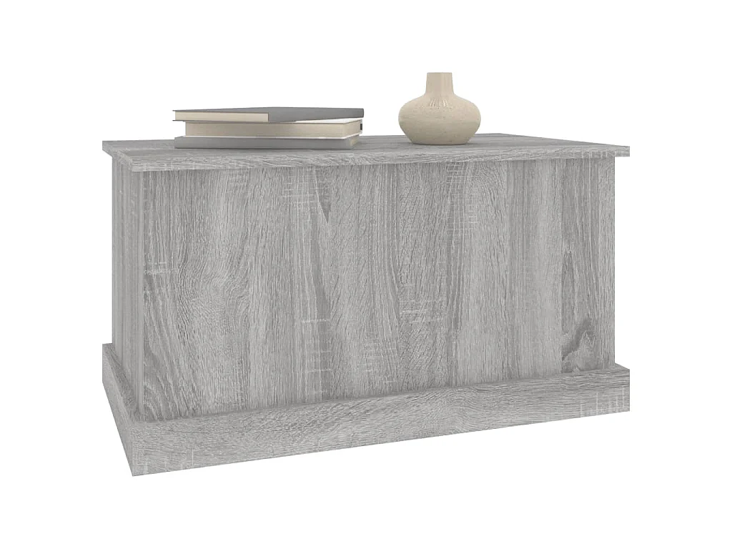 Boîte de rangement sonoma gris 70x40x38 cm bois d'ingénierie