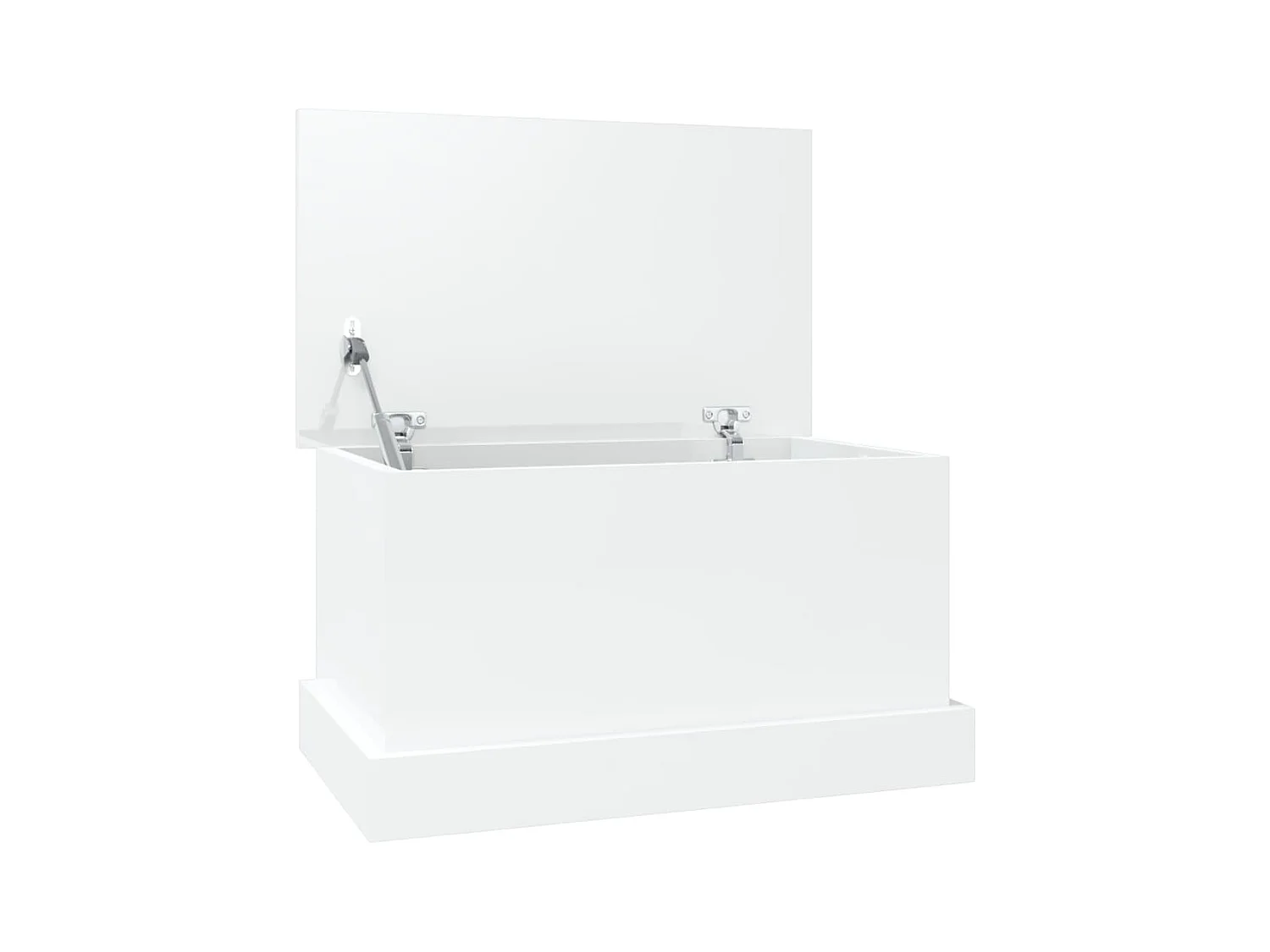 Contenitore Bianco Lucido 50x30x28 cm Legno Multistrato