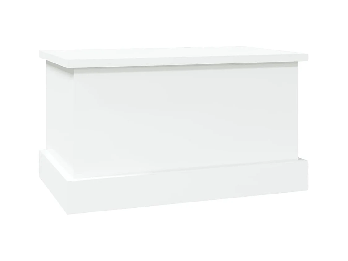 Contenitore Bianco Lucido 50x30x28 cm Legno Multistrato