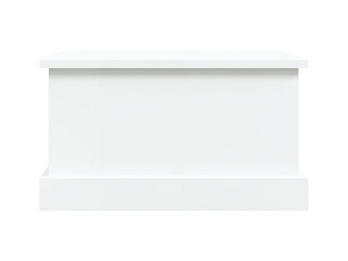 Contenitore Bianco Lucido 50x30x28 cm Legno Multistrato