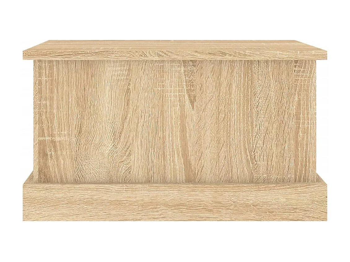 Coffre de rangement Chêne Sonoma 50x30x28 cm Bois d'ingénierie