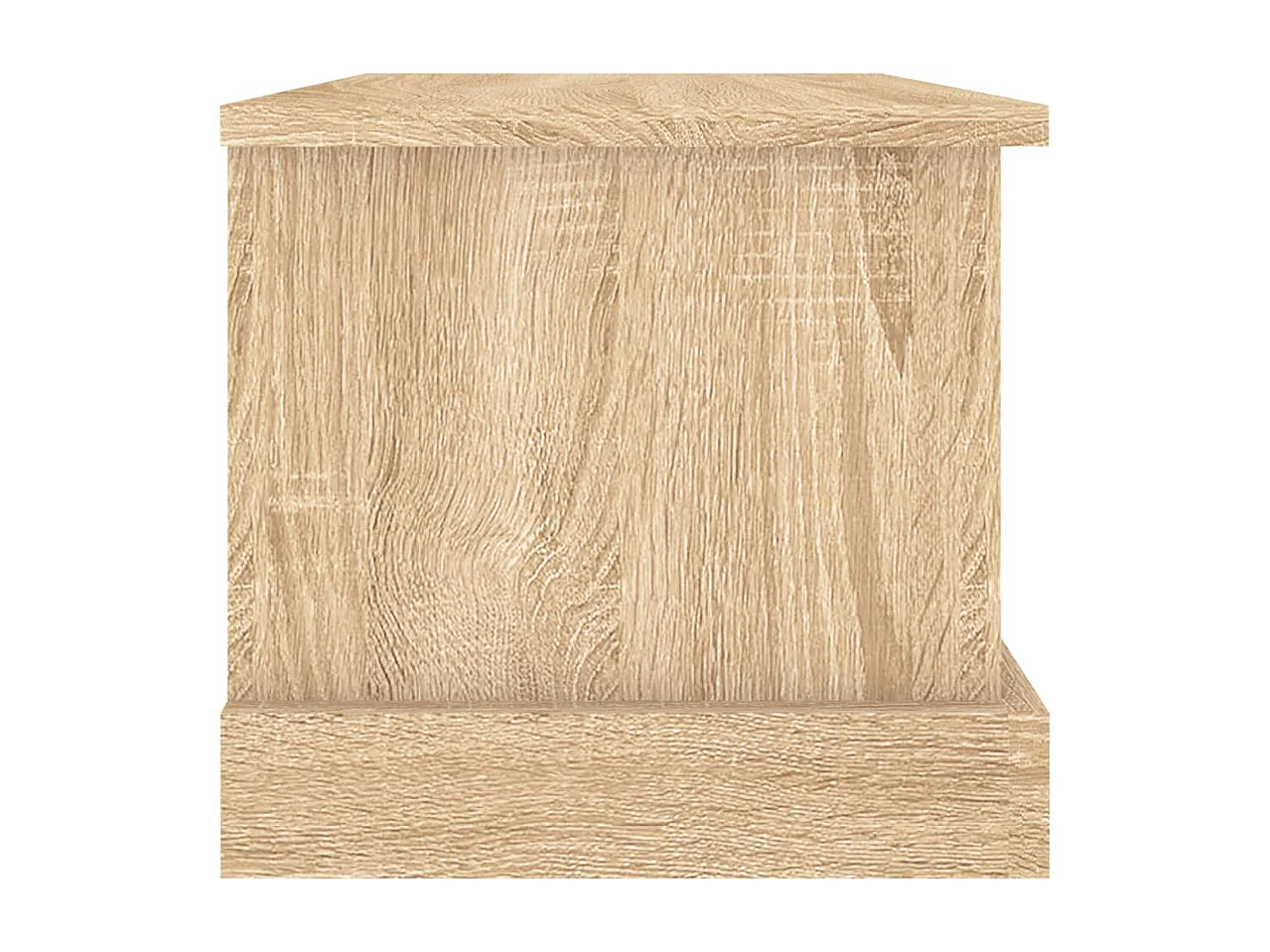 Coffre de rangement Chêne Sonoma 50x30x28 cm Bois d'ingénierie