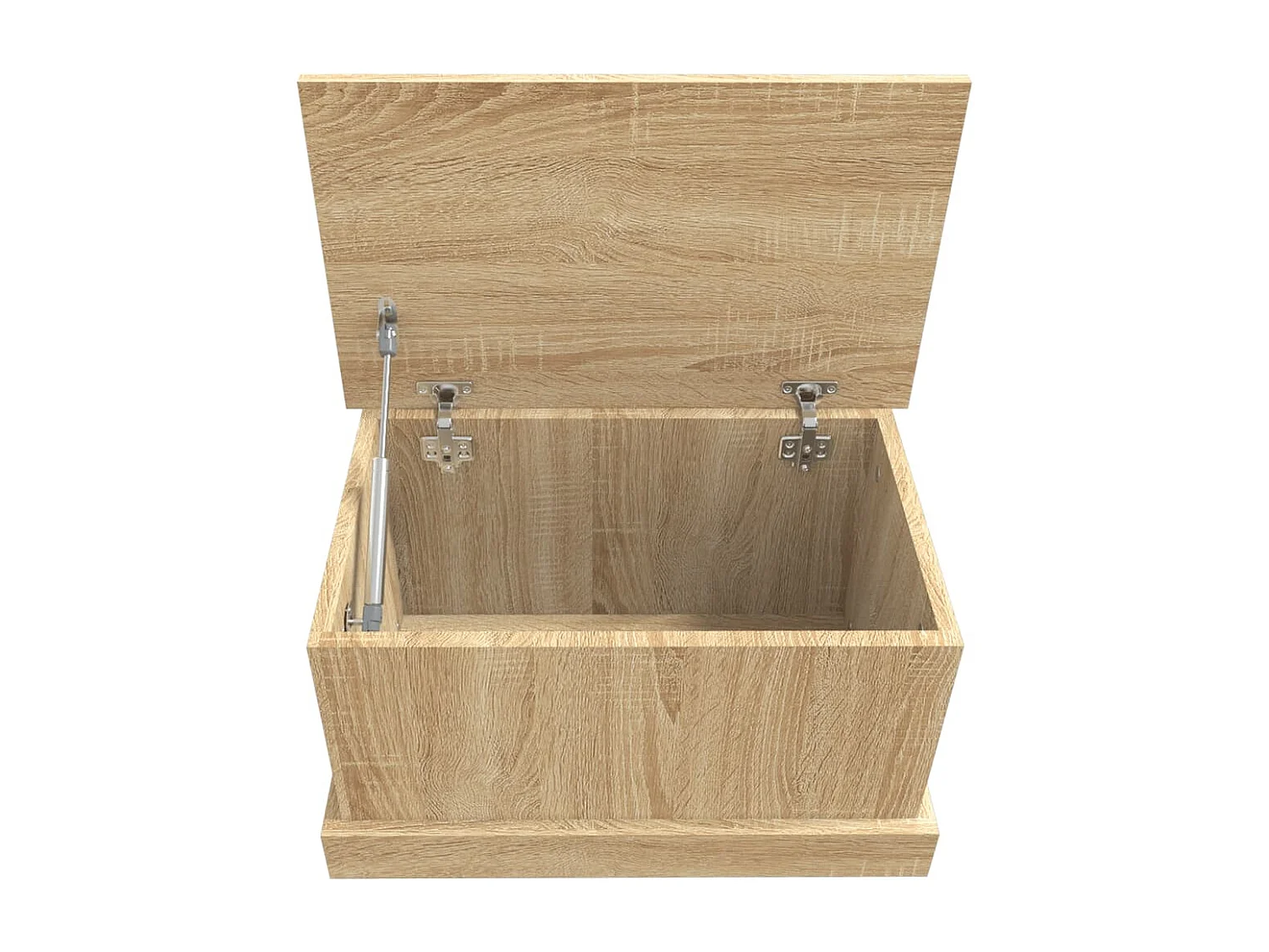 Coffre de rangement Chêne Sonoma 50x30x28 cm Bois d'ingénierie
