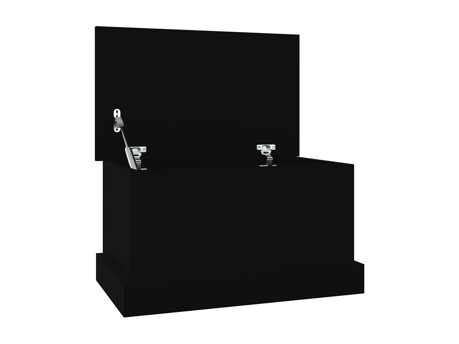 Truhe Schwarz 50x30x28 cm Holzwerkstoff