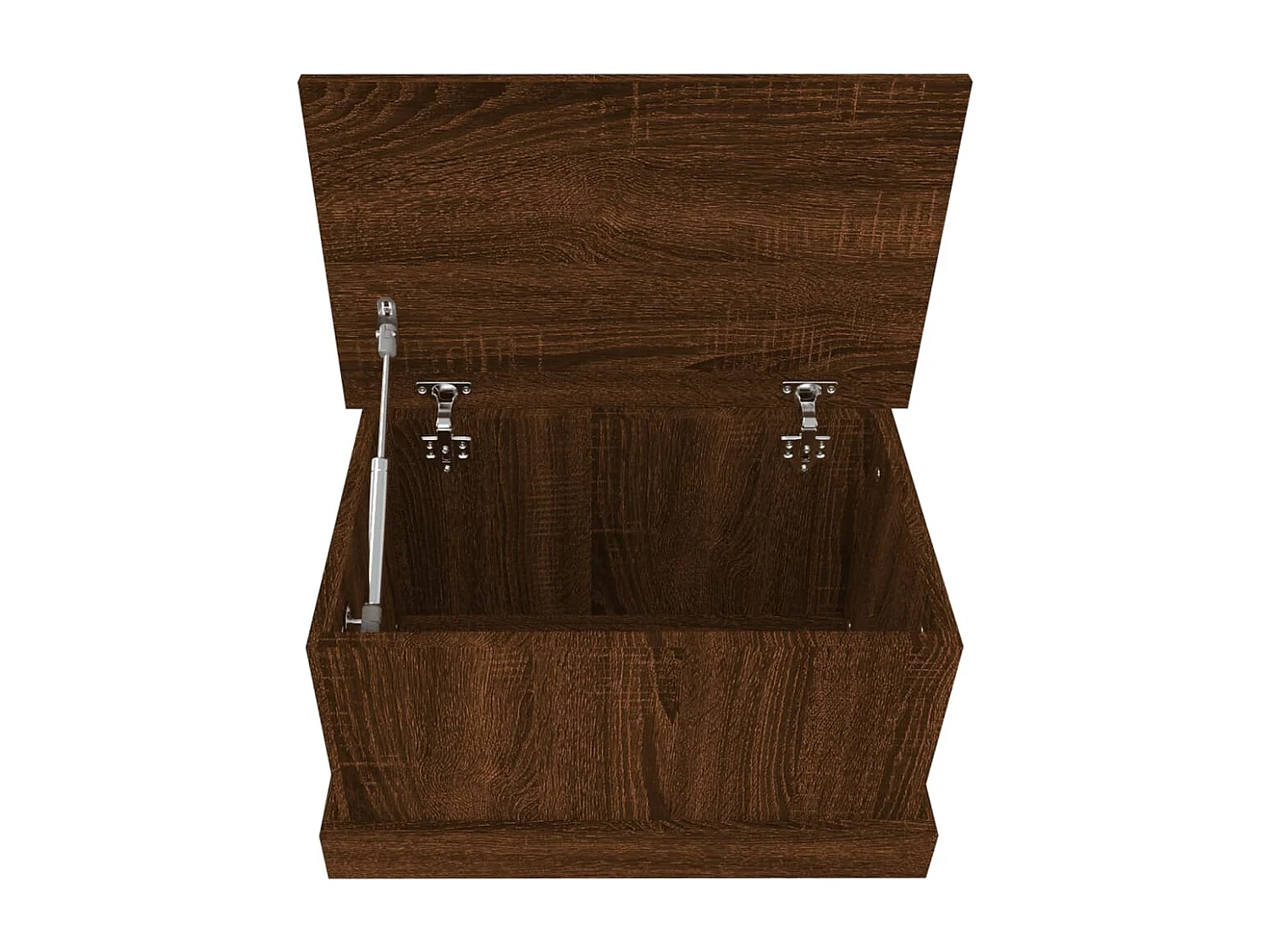 Boîte de rangement chêne marron 50x30x28 cm bois d'ingénierie