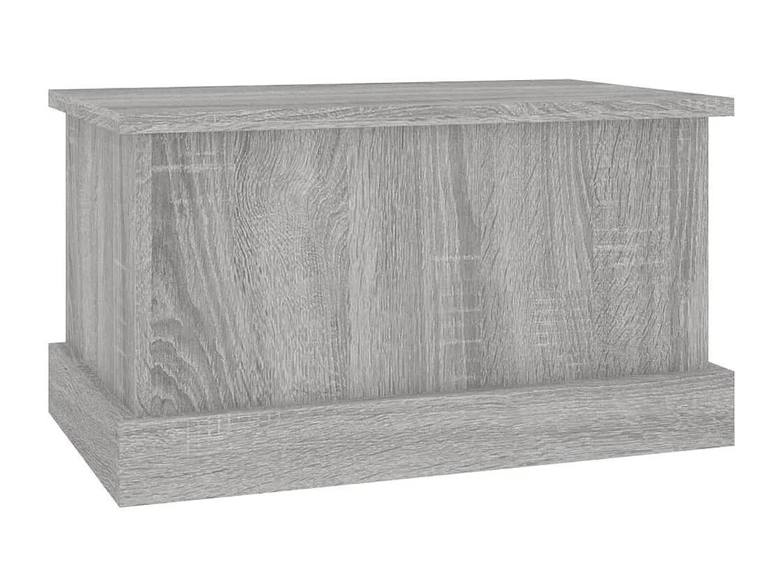 Boîte de rangement sonoma gris 50x30x28 cm bois d'ingénierie