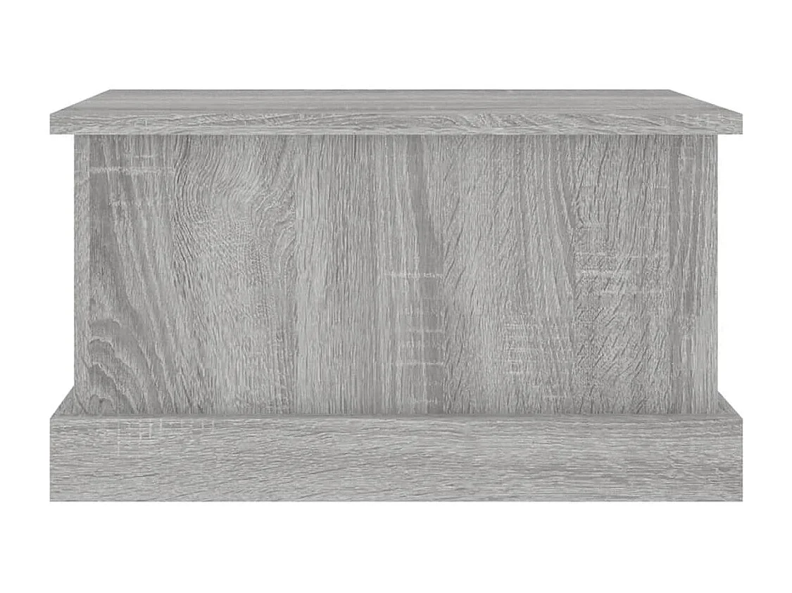 Boîte de rangement sonoma gris 50x30x28 cm bois d'ingénierie