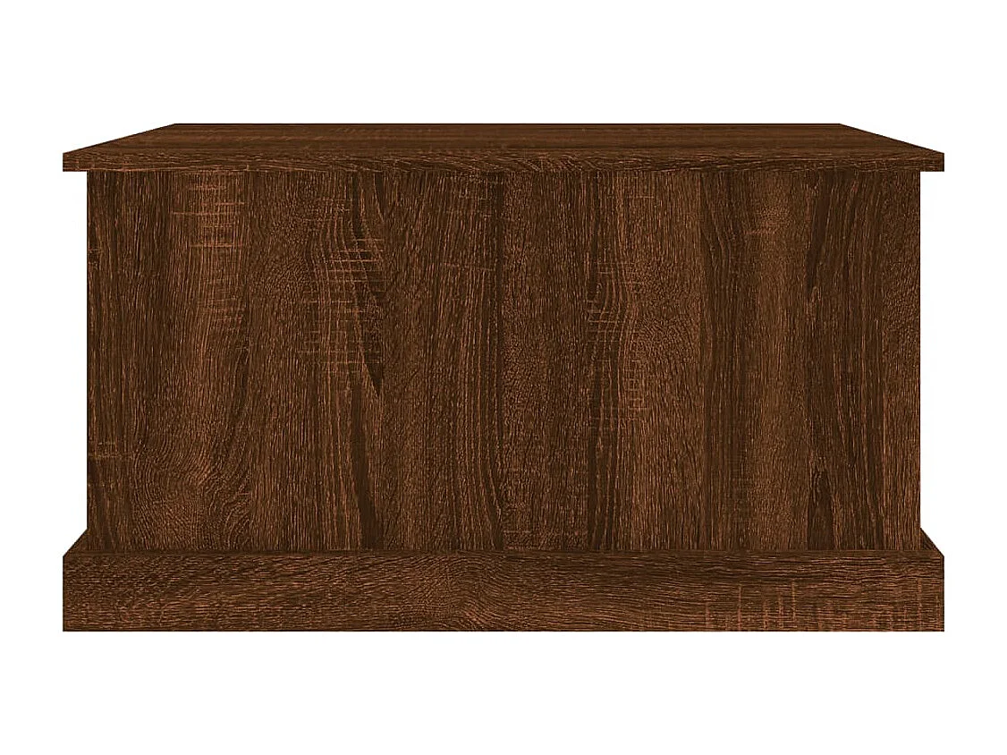 Boîte de rangement chêne marron 70x40x38 cm bois d'ingénierie