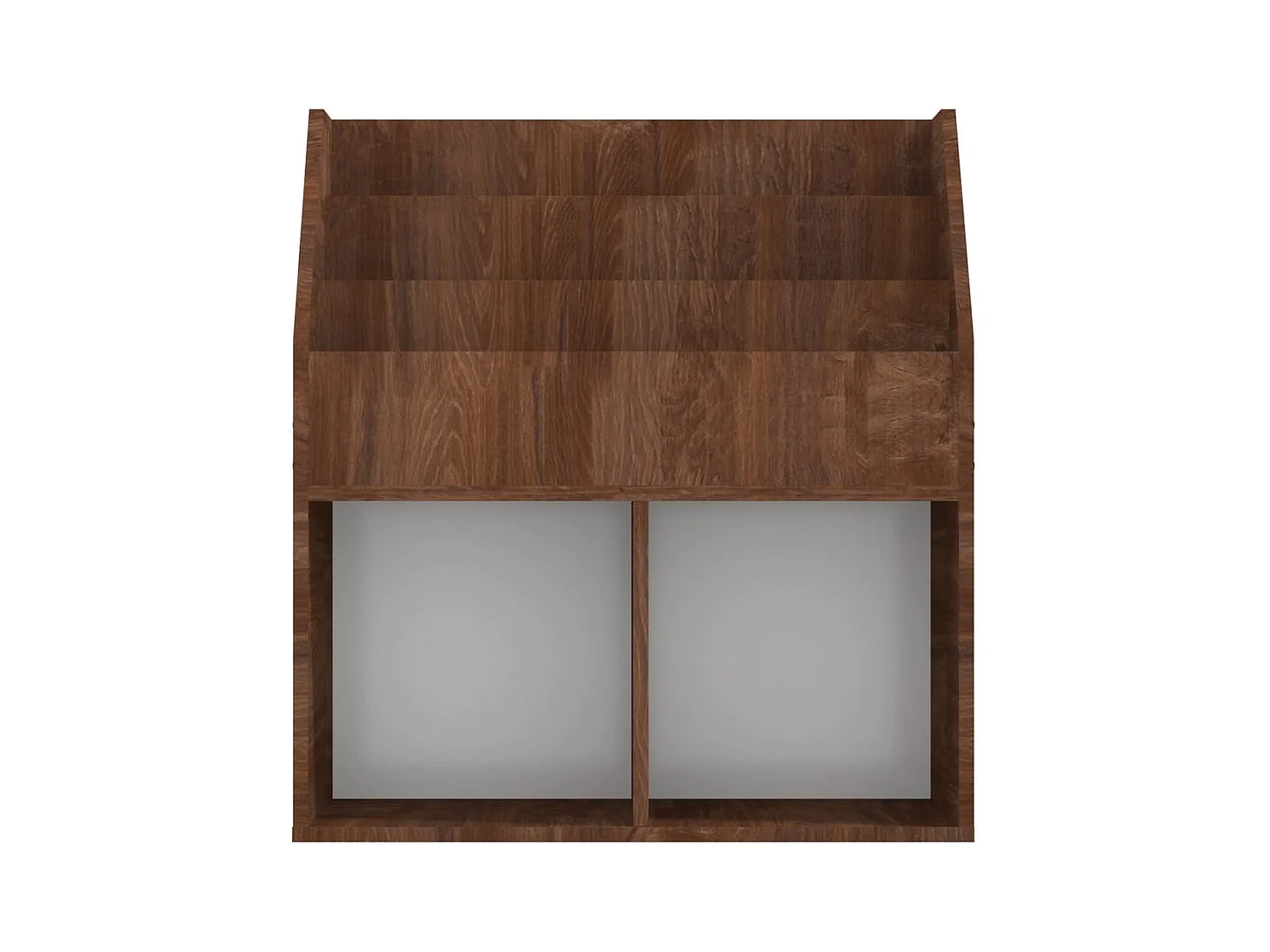 Revistero niños madera contrachapada marrón roble 71x30x78,5 cm