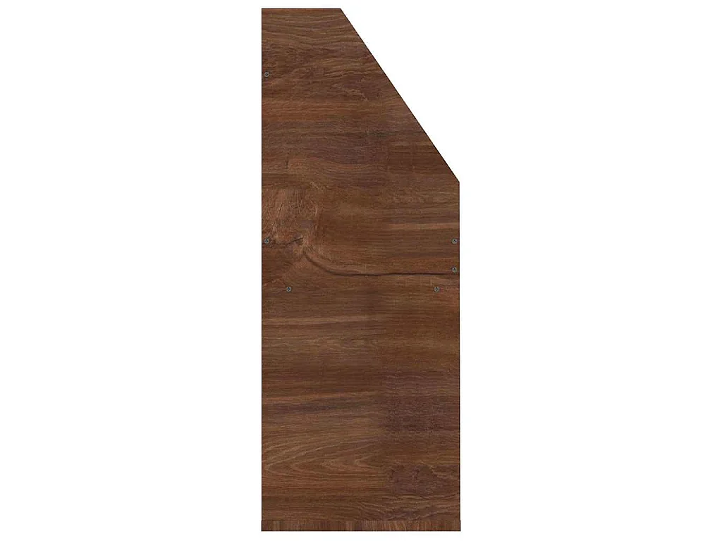 Kindertijdschriftenrek 71x30x78,5 cm bewerkt hout bruineiken