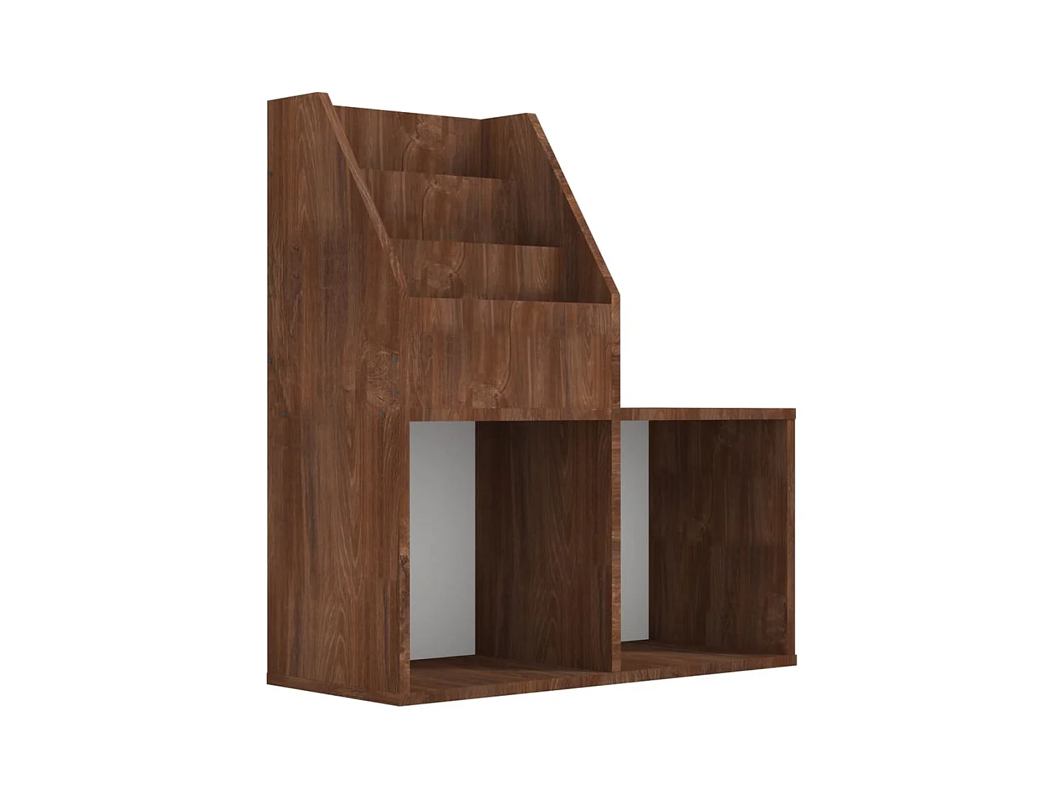 Revistero niños madera contrachapada marrón roble 71x30x78,5 cm