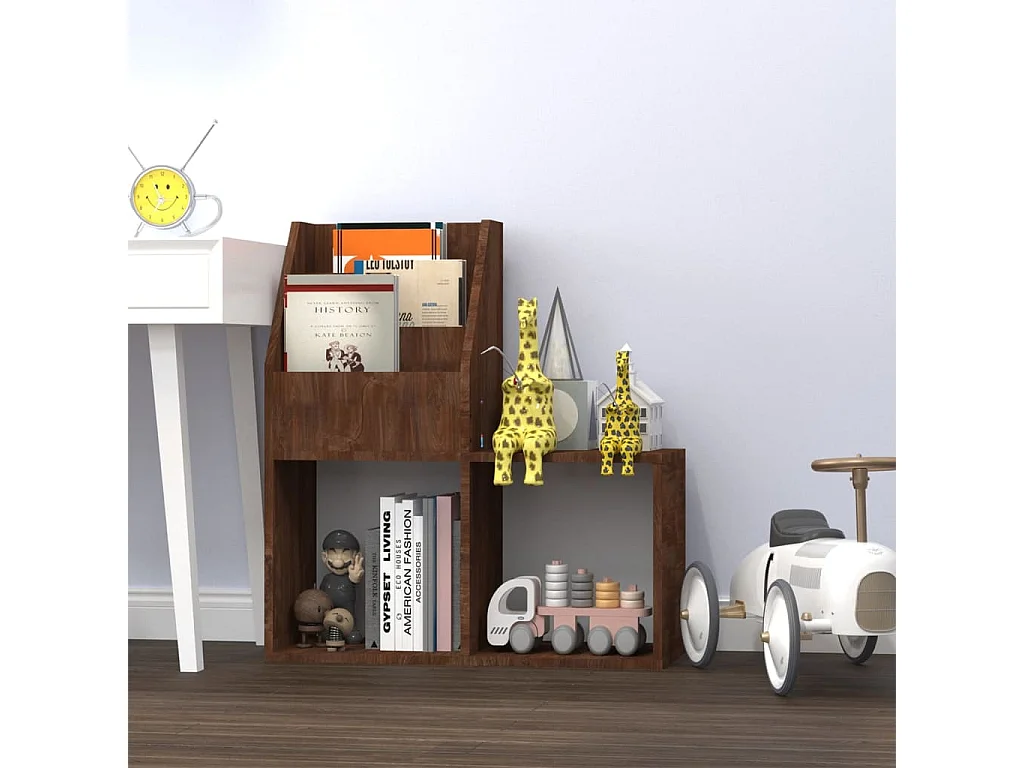 Portariviste per Bambini Rovere Marrone 71x30x78,5cm Legno