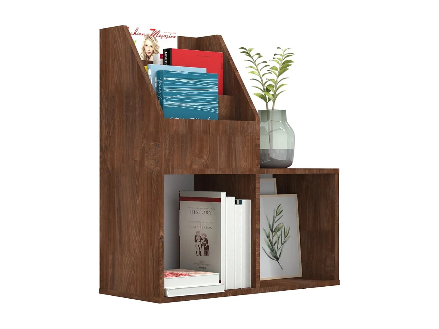 Portariviste per Bambini Rovere Marrone 71x30x78,5cm Legno