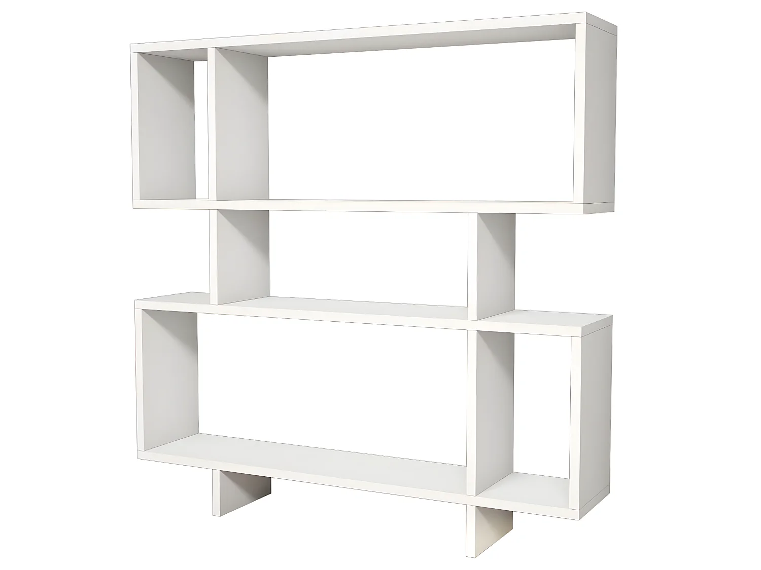 Libreria Hera, Bianco, 100x22x111 cm, EPIKASA