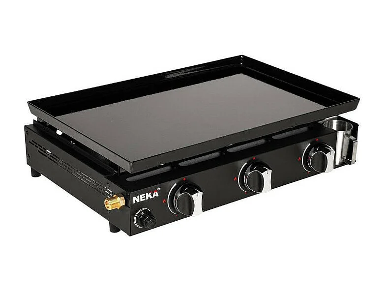 Plancha à Gaz "3 Feux" 58cm Noir