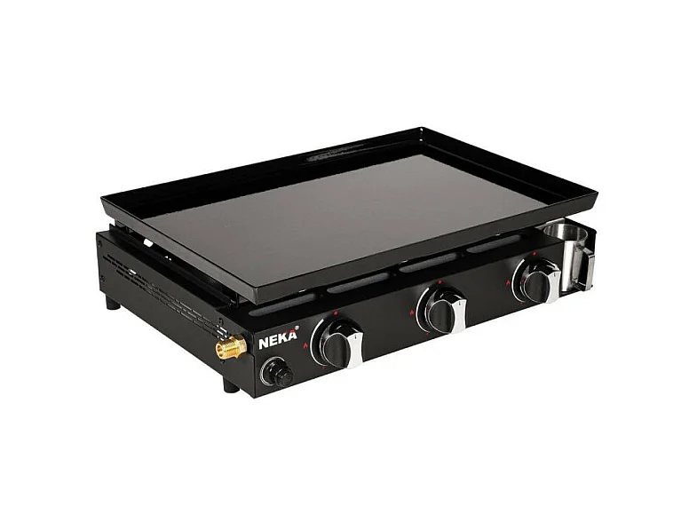Plancha à Gaz "3 Feux" 58cm Noir