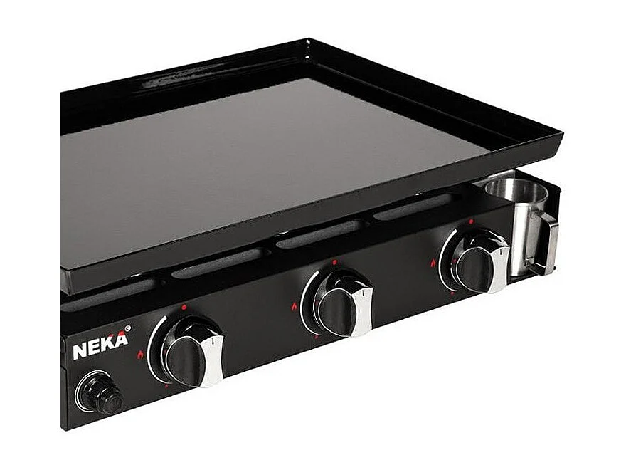 Plancha à Gaz "3 Feux" 58cm Noir