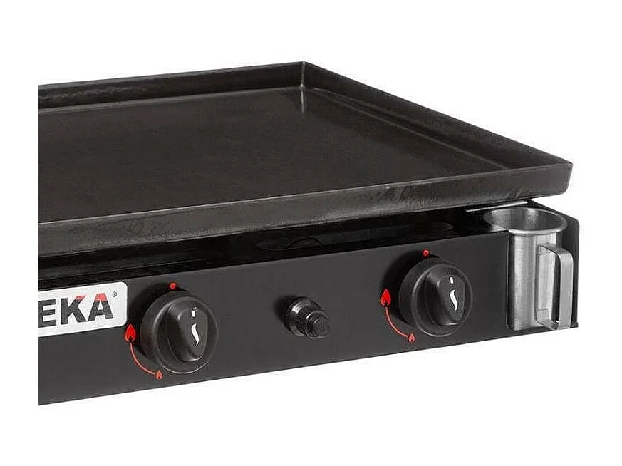 Plancha à Gaz "2 Feux" 49cm Noir