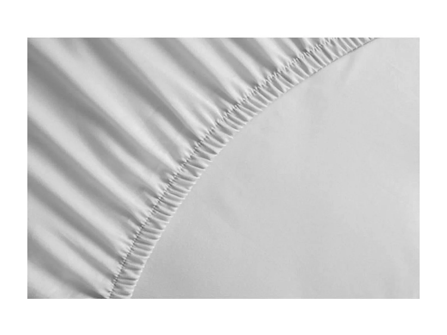 Hoeslaken 100% Katoen Wit 140x190cm - Hoek 35cm