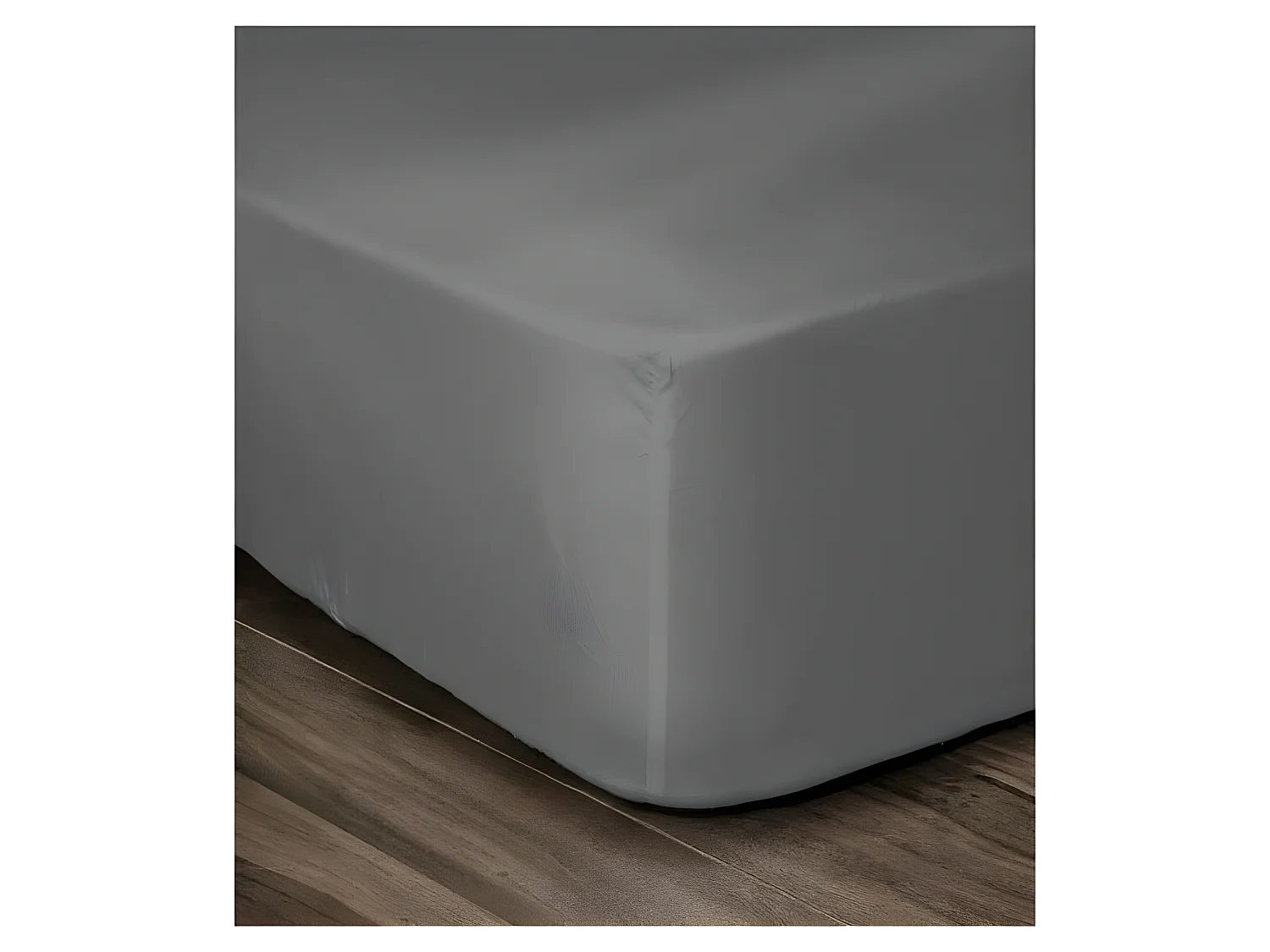 Poszewka na materac 100% bawełny 180x200cm - Ciemnoszary