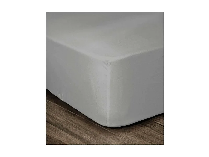 Hoeslaken 100% Katoen 140x190cm - Lichtgrijs