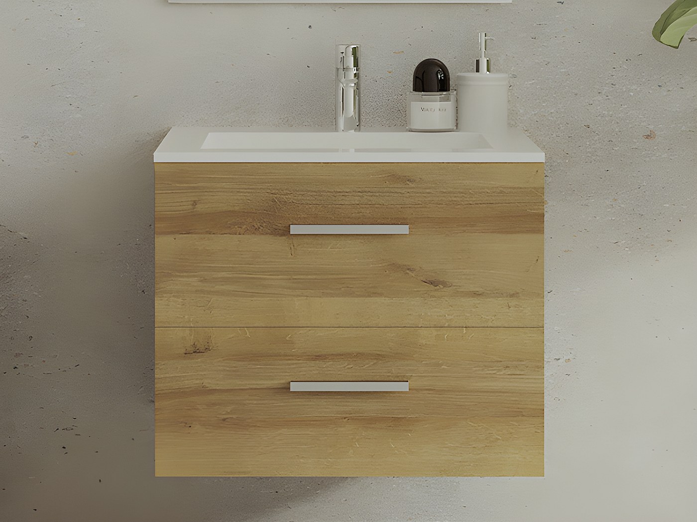 Waschbeckenunterschrank Hangend 60 Cm Ohne Waschbecken