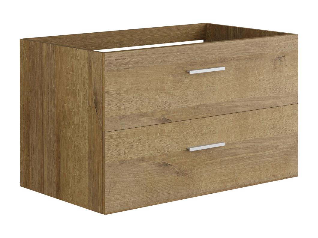 Meuble sous vasque suspendu - Coloris naturel clair - 80 cm - KAYLA